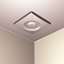 Immagine di Ventilatore del bagno/WC Filo MF 120 PIR LL. Con clappa meccanica, temporizzatore e rilevatore di presenza. (Vortice)