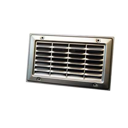 Image de Grille de ventilation DG 13 150x250mm en tôle d'acier galvanisé pour visser.