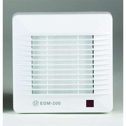 Image de Ventilateur pour bain/WC EDM 200CZ avec témopin de marché et fermeture automatique. (Soler und Palau)