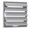 Immagine di Valvola di chiusura in plastica RK 45 WSK 501x501mm per ventilatore Ø 462mm grigia chiara.