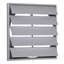 Immagine di Valvola di chiusura manualmente regolabile RRK 25 WRK 294x294mm per ventilatore Ø 250mm grigia chiara. Incl. cordicella.