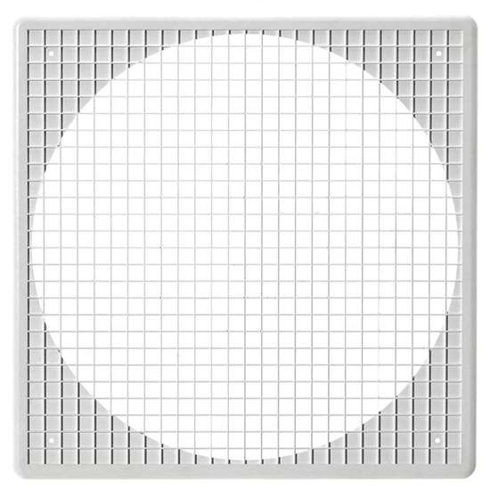 Bild von Kunststoff-Ventilationsgitter RWG-20 WG 244x244mm Weiss.