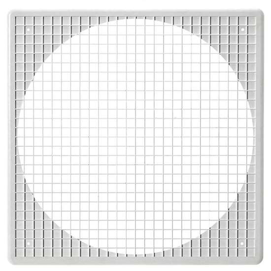 Immagine di Griglia di ventilazione in plastica RWG-40 WG 459x459mm bianca.