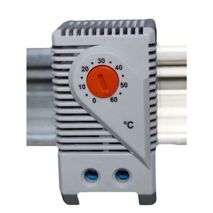 Image de Thermostat TMS NC (rouge) KTO 011 0-60 GR. NC pour armoire électrique, boîtier en plastique.