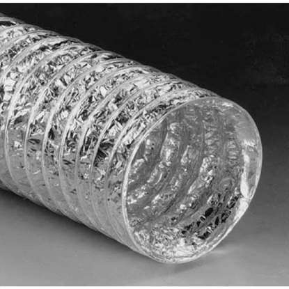 Immagine di Tubo d'aerazione di alta flessibilità Ø125 mm, lunghezza 10m. Temperatura di esercizio -30° fino +250°C.