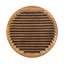 Image de Grille de ventilation SG 315 en cuivre enfichable. Grille extérieure avec moustiquaire.