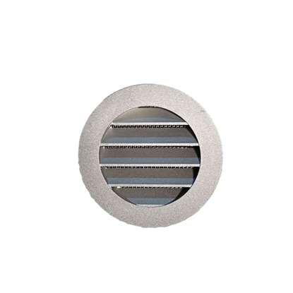 Image de Grille extérieure pare-pluie S-AV Ø intérieure 198mm Ø extérieure 228mm alu avec grille de protection contre les parasites