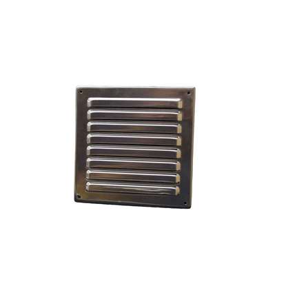 Image de Grille extérieure pare-pluie S-VN 192x192 mm alu pour Ø 150mm avec grille de protection contre les parasites