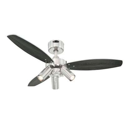 Image de Ventilateur de plafond Jet Plus, Ø 105cm nickel brossé  (Westinghouse)