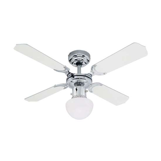 Bild von Deckenventilator Portland Ambiance, Chrom Ø 90cm (Westinghouse)