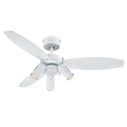 Immagine di Ventilatore da soffitto Jet Plus, Ø 105cm bianco (Westinghouse)