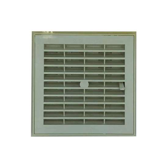Bild von Nicoll-Gitter F104 Weiss mit Schieber.