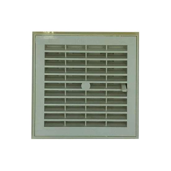 Bild von Nicoll-Gitter F154 Weiss mit Schieber.