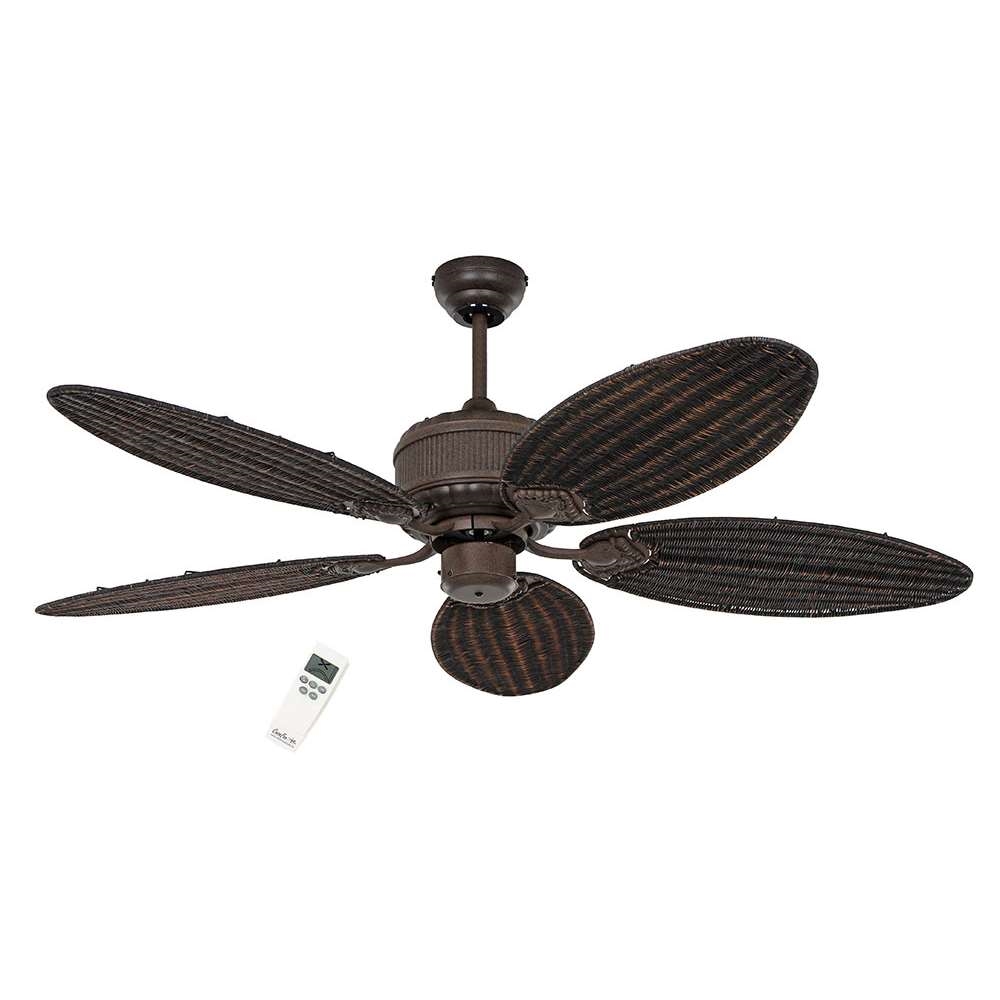 Deckenventilator Caribbean Dream Eco 137 RB Rostbraun, inkl