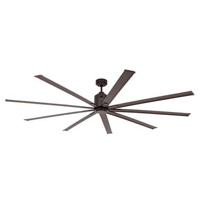 Immagine di Ventilatore da soffitto Big Smooth Eco BZ 223 bronzo,  Ø 223,7 cm,con telecomando. Colore eliche bronzo