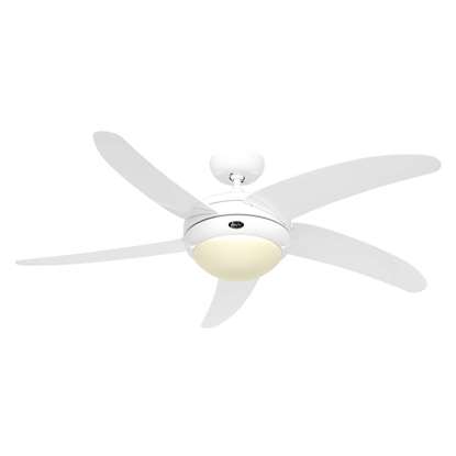 Immagine di Ventilatore da soffitto Elica 132 WE-WE, bianco Ø 132cm, con telecomando. Colore eliche bianco. (Casafan)