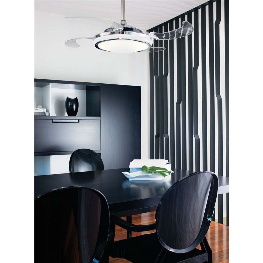 FARO 34276-11L - Ventilateur de plafond KLIM L 1xE27/15W/230V noyer/noir + Télécommande