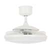 Immagine di Ventilatore da soffitto Fanaway Evo1 con telecomando (3 velocità) - Marca: Fanaway, Cassa: bianco, 4 eliche in acrilico, Diametro: 122 cm - Motore 60W - Beacon Lighting, The Australian Original.