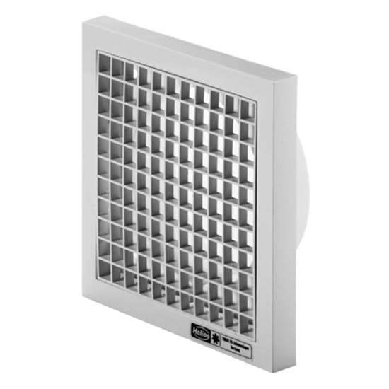 Image sur Grille de ventilation en plastique G100, 140x140mm blanc.