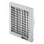 Immagine di Griglia di ventilazione in plastica G100, 140x140mm bianca.