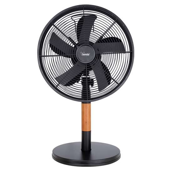 Image sur Ventilateur de table VTM310 métal noir/bois Ø 30cm.