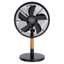 Immagine di Ventilatore da tavolo VTM310 metallo nero/legno Ø 30cm.
