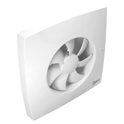 Immagine di Ventilatore da bagno/WC E-Max Base On-Off tramite interrutore remoto. Senza bocchettone, incl. 3 bocchettoni adattatori Ø 80/100/120mm.