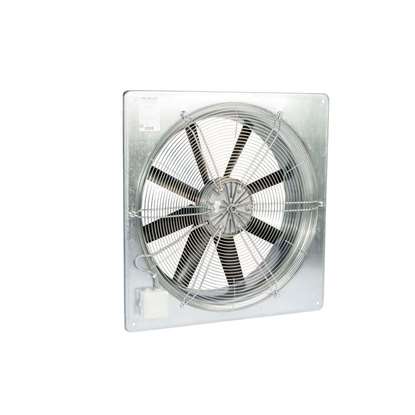 Image de Ventilateur axial Fischbach 400V, AW 560 / D850 (anneau mural carré) avec grille de protection.