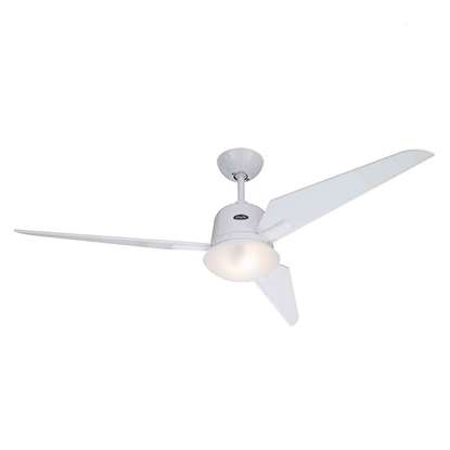 Immagine di Ventilatore da soffitto Eco Aviatos 132 WE-WE Eco Aviatos 132 WE-WE, bianco Ø 132 cm, con telecomando. Colore eliche bianco. (Casafan)