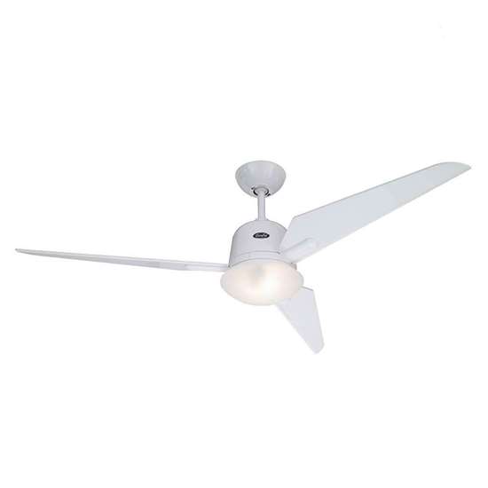 Immagine di Ventilatore da soffitto Eco Aviatos 132 WE-WE Eco Aviatos 132 WE-WE, bianco Ø 132 cm, con telecomando. Colore eliche bianco. (Casafan)
