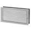 Image de Grille de ventilation LGR 420/230 (428x208), blanc avec cadre de montage inclu
