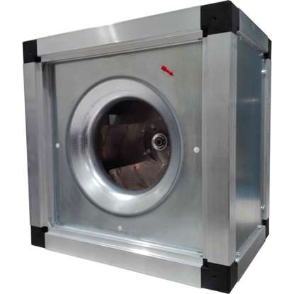 Image de Ventilateur radiaux 230V, Easy-Box FEB 355/E 25. Ventilateur d'évacuation de cuisine avec une roue libre et de pales recourbées en arrière. 
Convient également pour un montage vertical. (Fischbach)
