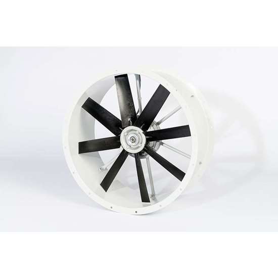 Immagine di Ventilatore assiale 400V, AW 630 / D 850 in tubo a doppia flangia. (Fischbach)