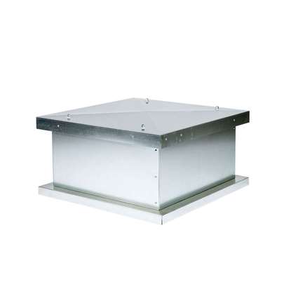 Image de Ventilateur de toît 230V, 40-3/3 EC CE890/EM 850, aspiration d'un côté, soufflant horizontale. Ventilateur radiaux avec des pales recourbées en avant. Avec moteur EC. (Fischbach)