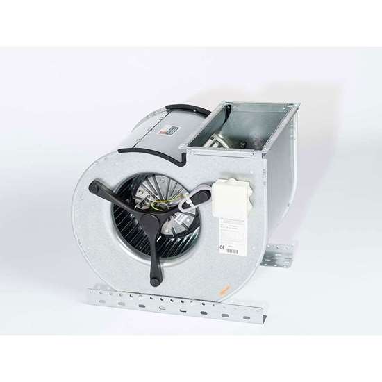 Immagine di Ventilatore radiale 400V, D670/DM500. Aspirazione bilaterale. Con motore ec e pale incurvate in avanti. (Fischbach)