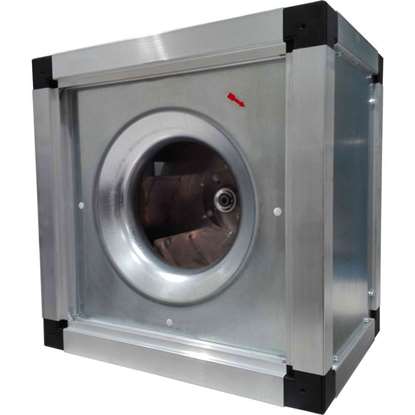 Image de Ventilateur radiaux 230V, Easy-Box FEB 400/E 35. Ventilateur d'évacuation de cuisine avec une roue libre et de pales recourbées en arrière. 
Convient également pour un montage vertical. (Fischbach)