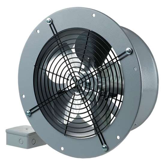 Image sur Ventilateur axial Axis-QRA 250. exécution ronde, 230V/50Hz.