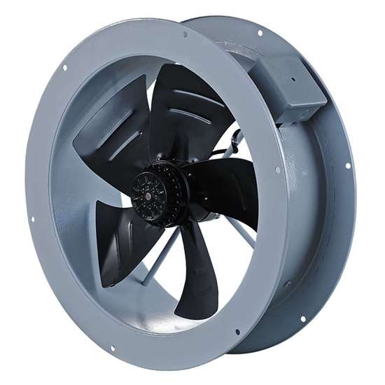 Image sur Ventilateur axial Axis-F 630 4E. exécution ronde, 230V/50Hz.