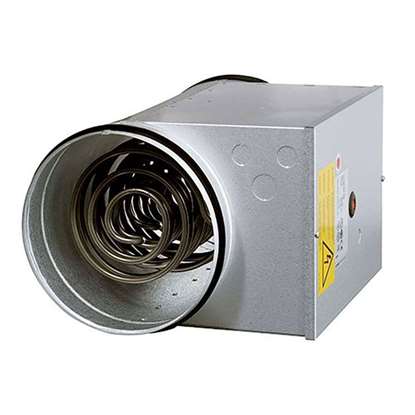 Immagine di Batteria di riscaldamento elettrico per installazione nel condotto CB 125-0.6 230V/1, 0.6 kW. Ø 125 mm.