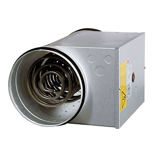 Image sur Batterie électrique pour encastrement dans tuyaux CB 315-3.0 230V/1, 3.0 kW. Ø 315 mm.