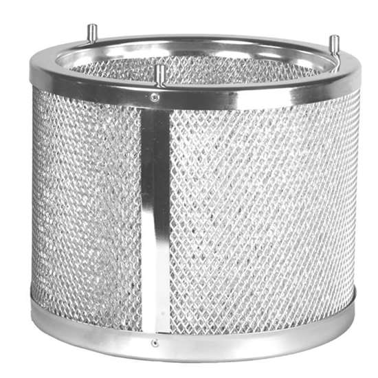Image sur Cylindre de filtre à graisse FFZ310 Ø 265mm longueur 310mm (bis 800m3/h)