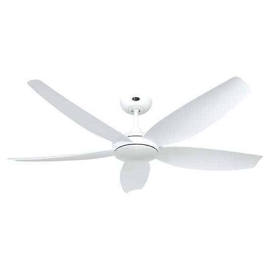 Image sur Ventilateur de plafond Eco Volare 142 WE-WE, laque blanc Ø 142cm, avec télécommande
. Couleur d'hélices laque blanc. (Casafan)