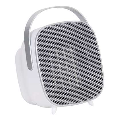 Immagine di Termoventilatore ceramico Wilma, bianco/argento (Argo) Potenza 1000/1500 Watt.