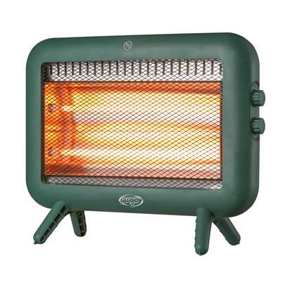 Immagine di Stufa elettrica al quarzo Seventy Green, verde, potenza 500/1000 Watt. (Argo)