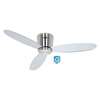 Image sur Ventilateur de plafond économe en énergie Eco Plano II 112 BN-SI, avec télécommande et 6 échelons. Particulièrement plat pour les plafonds bas. WiFi. (Casafan)