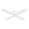 Bild von Energiespar Deckenventilator Eco Plano II 132 WE-WE mit Fernbedienung und 6 Stufen. Extraflach für niedere Decken. WiFi. (Casafan)