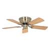 Immagine di Ventilatore da soffitto Classic Flat III, ottone antico Ø 103cm. (Casafan)