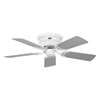 Immagine di Ventilatore da soffitto Classic  Flat III, bianco laccato Ø 103cm. (Casafan)