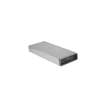 Immagine di Canale di ventilazione extra-piatto tipo 82  (82x254mm), lunghezza 600mm, in lamiera di acciaio zincato.