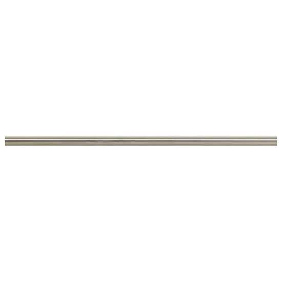 Bild von Verlängerungsstange 120cm Chrom gebürstet. Inkl. Kabel. Für 0-10V Deckenventilatoren.